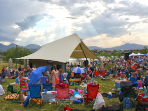 clement-park-rwy Grant Amphitheater in Clement Park during an event.