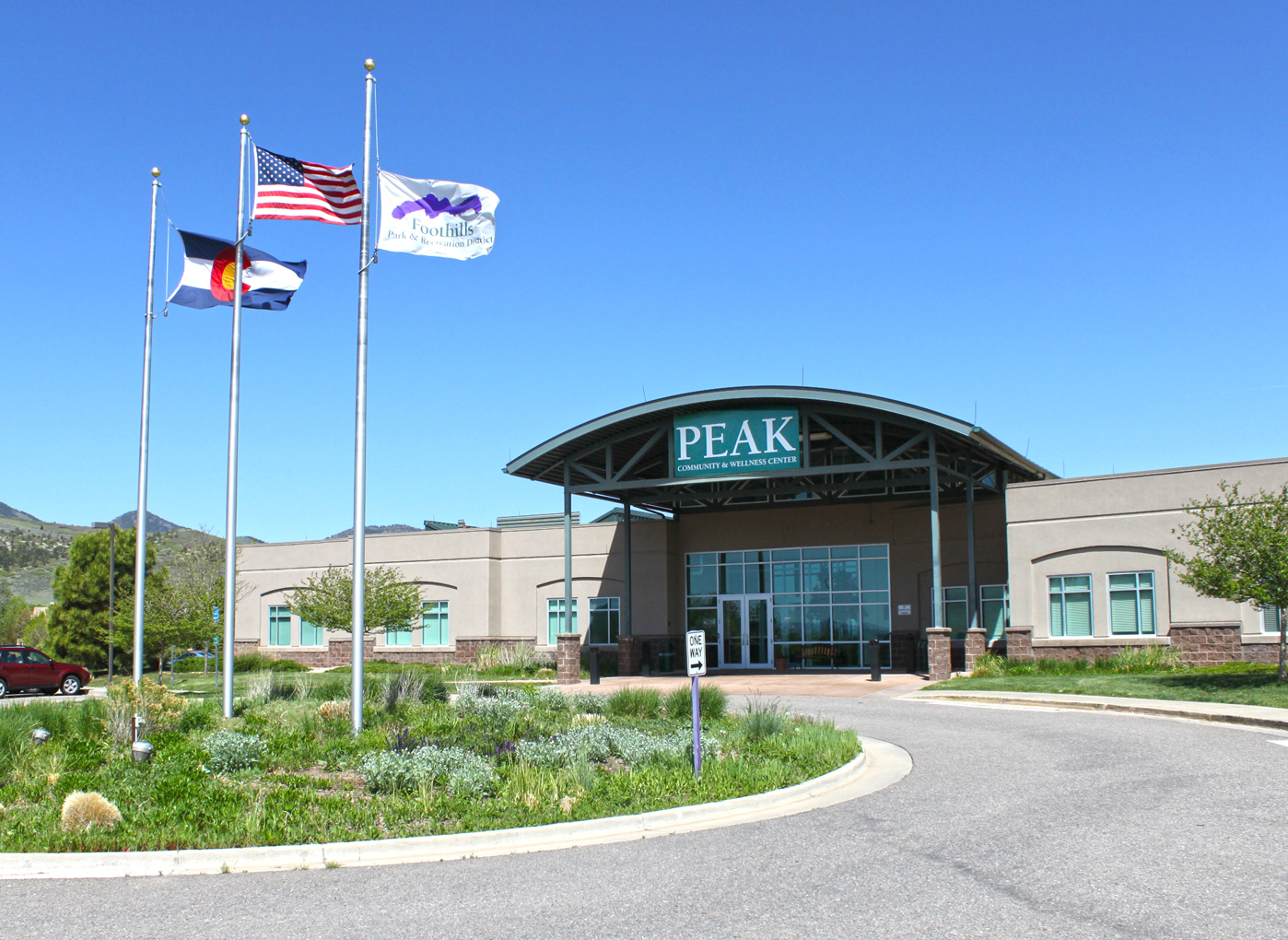 Image of the Peak Community & Wellness Center building.