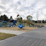 Playground features at Christensen Meadows Park