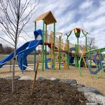 Playground feature at Christensen Meadows Park