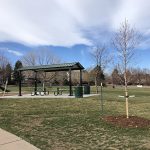 New tree plantings and park shelter at Governor James B. Grant Park