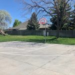Basketball court at Dewy Haberman Park