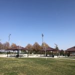 All Shelters in the Splash Park in Clement Park