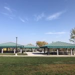 Shelters J, K and L in Clement Park near the Inclusive Playground