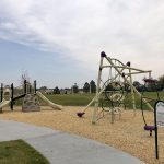 Playground features in Valley View Park.