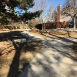 New meandering sidewalks for Williamsburg 1 Park Trail.