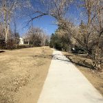 New sidewalks for Williamsburg 1 Park Trail.