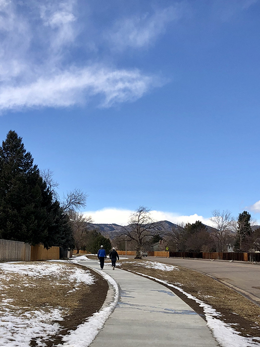 New sidewalks for Stony Creek Trail.