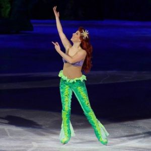 Whitney Thomas performing in Disney on Ice