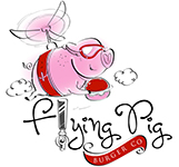 Flying Pig Burger Co Logo