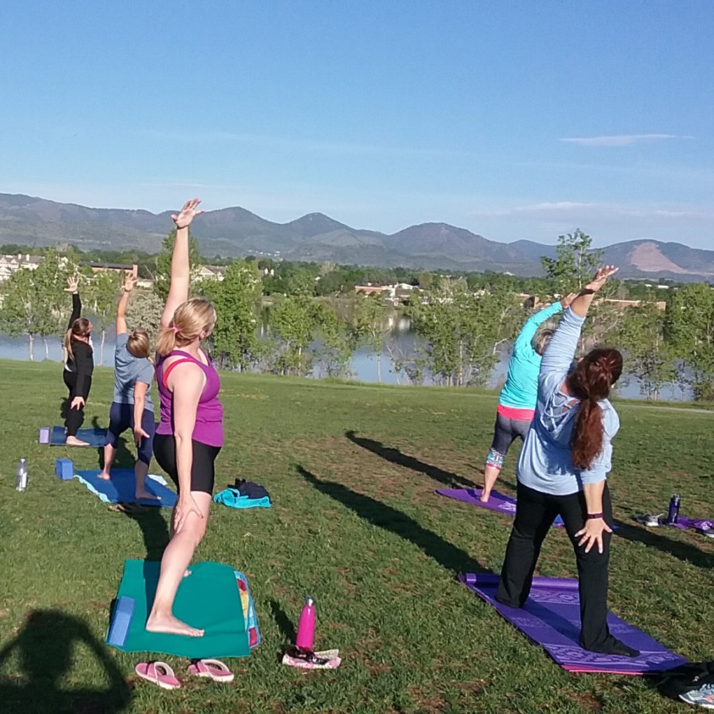 Yoga in Clement Park
