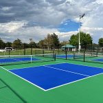 Pickleball court complex.