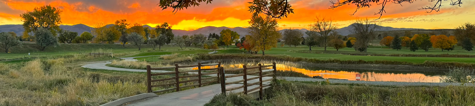Foothills Golf Course At Fall " "